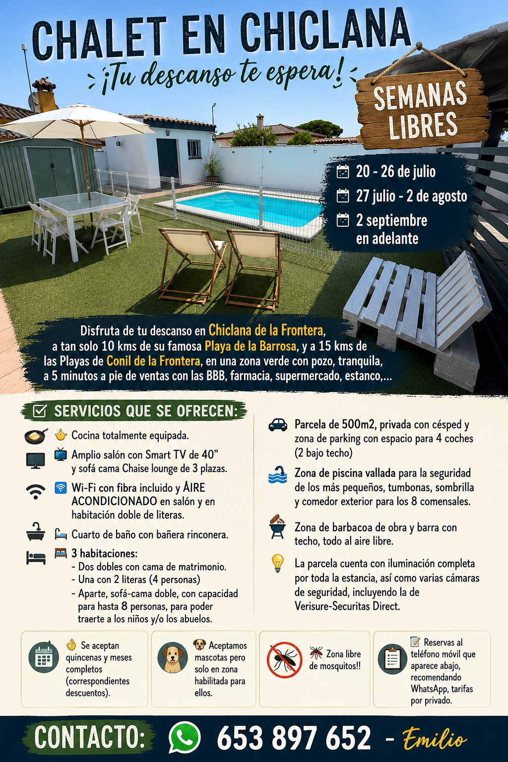 Alquiler vacacional semanas foto 13