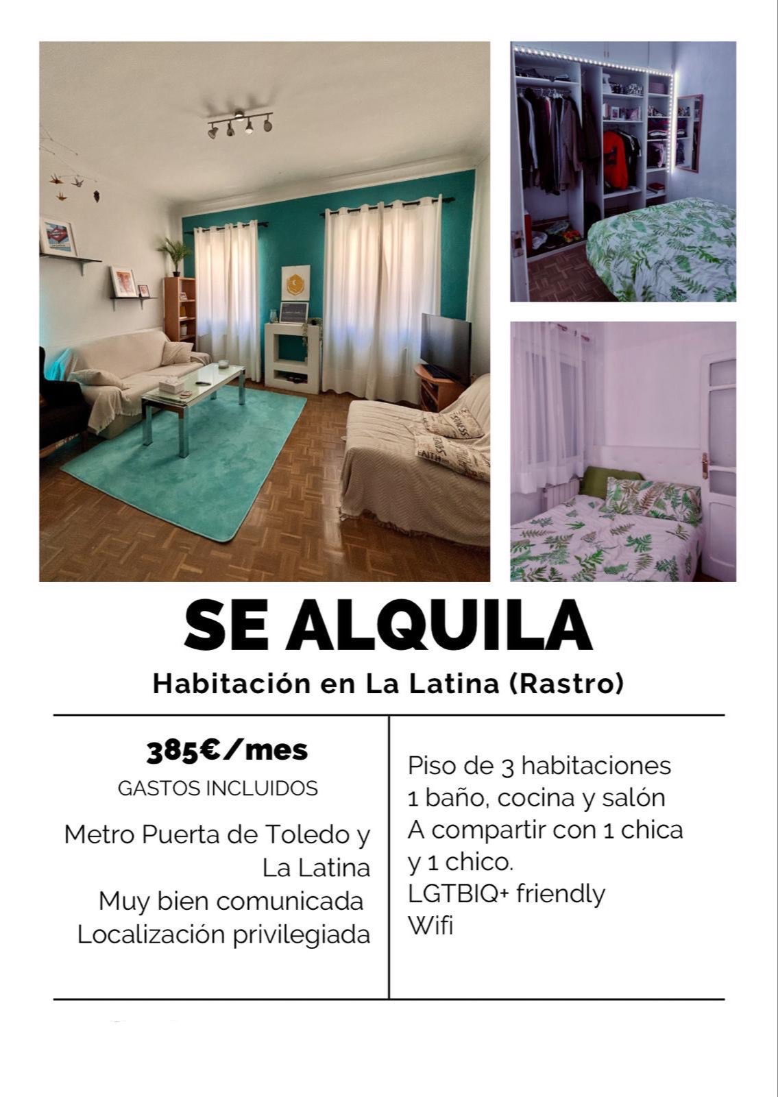 Habitación CENTRO MADRID