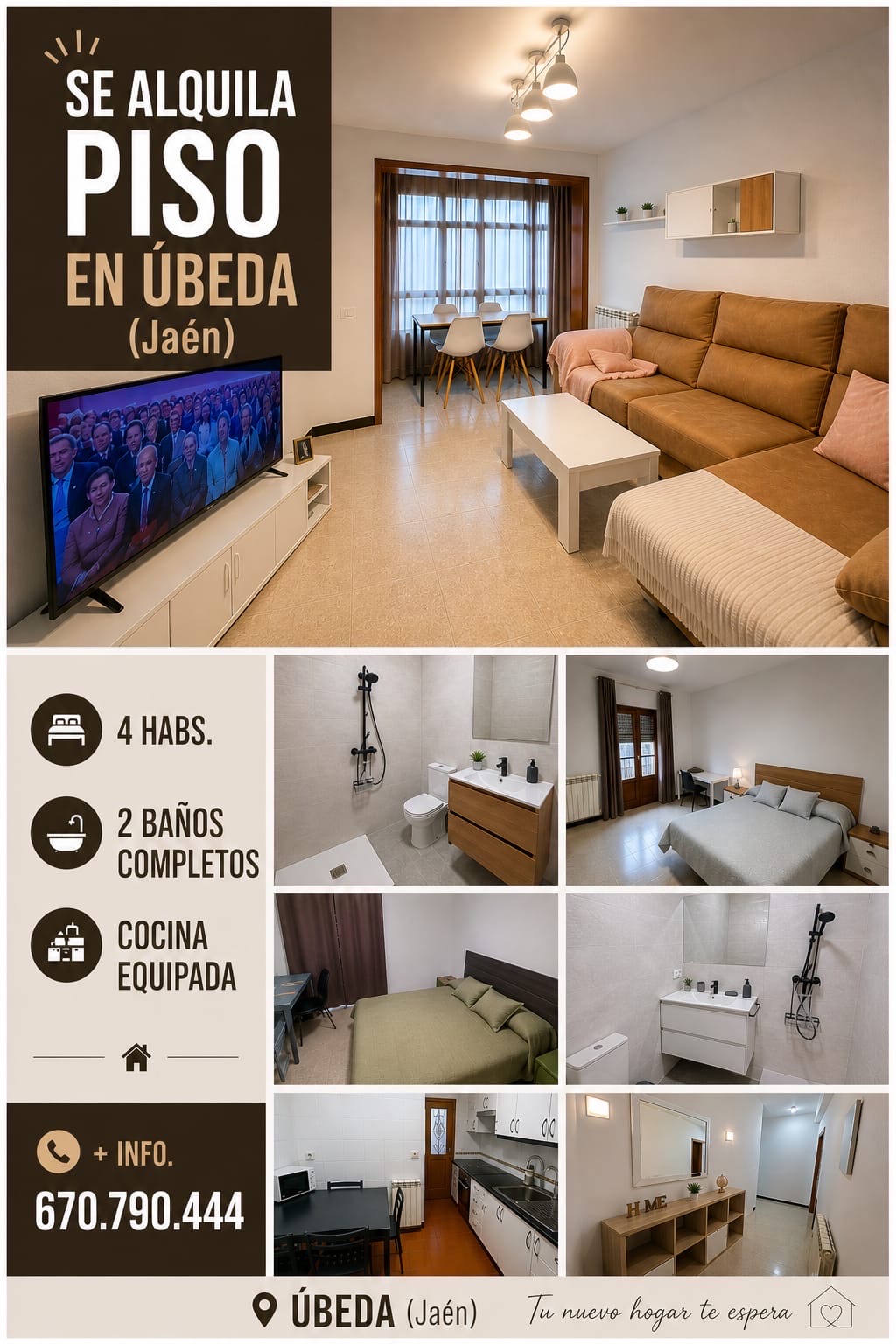 piso en Úbeda ideal para compañeros